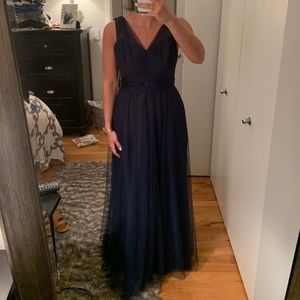 Navy formal occasion gown size 6/8